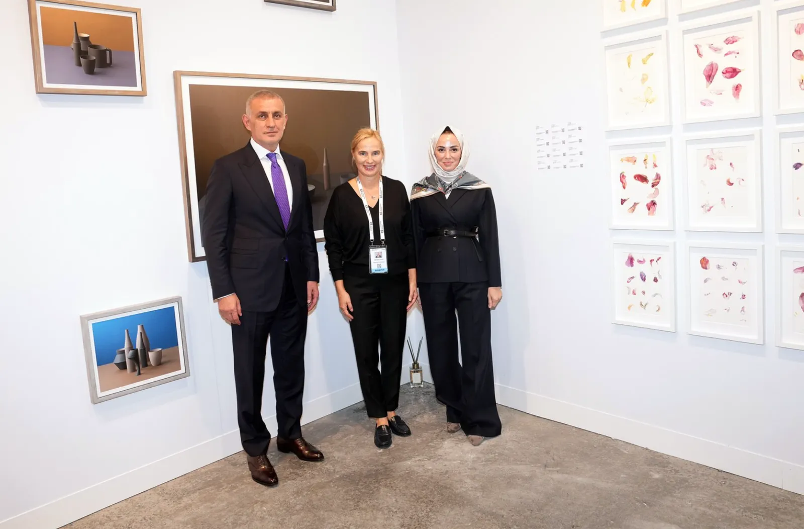 HACIOSMANOĞLU A ISTANBUL, VISITA LA MOSTRA DI BARBARA ČEFERIN