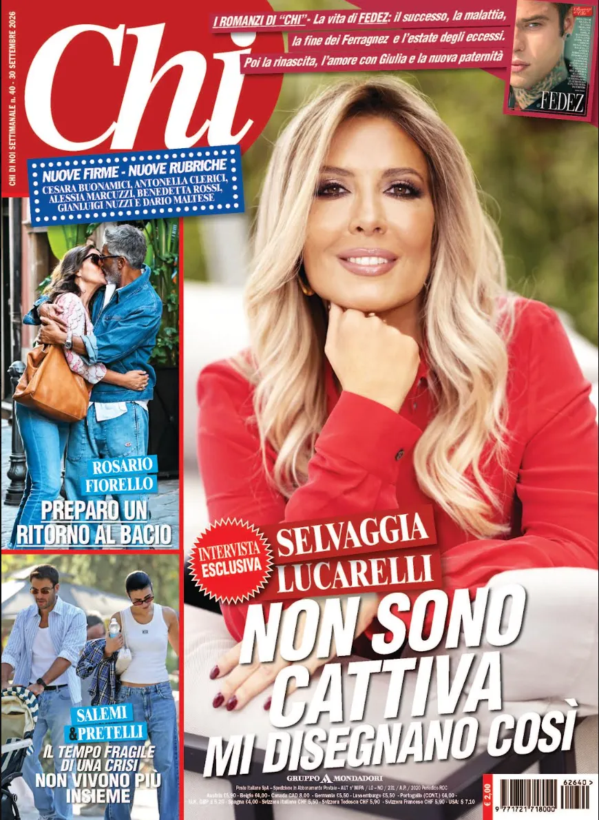 CHI SI RINNOVA: NUOVE FIRME E VOLTI DELLA TV NEL MAGAZINE MONDADORI